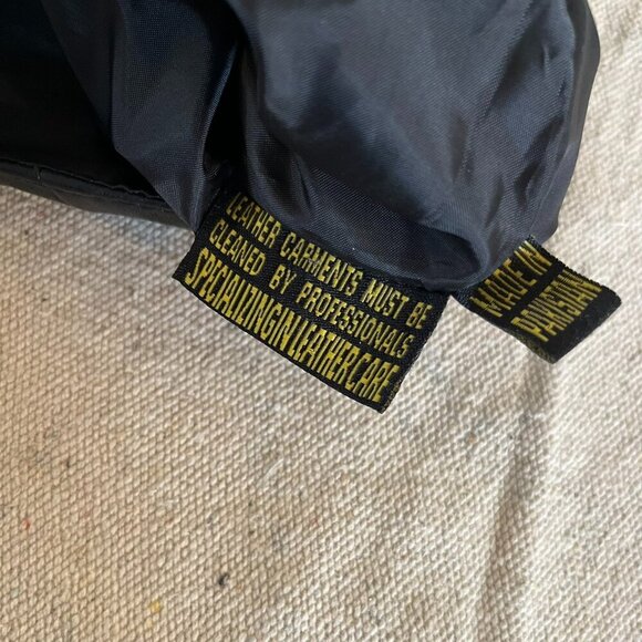 Scully Men's Black Leather Whip-Stitch Western Farm-House Country Vest Sz Lr - Picture 9 of 10